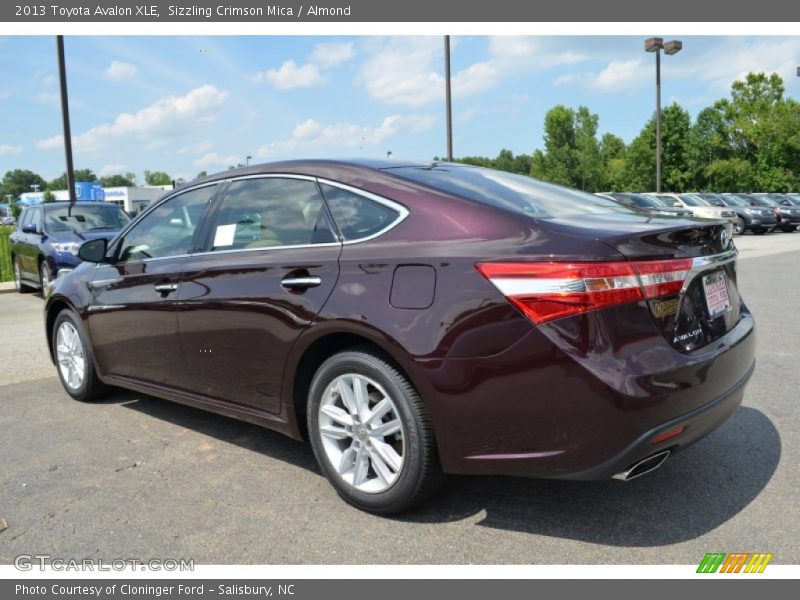 Sizzling Crimson Mica / Almond 2013 Toyota Avalon XLE