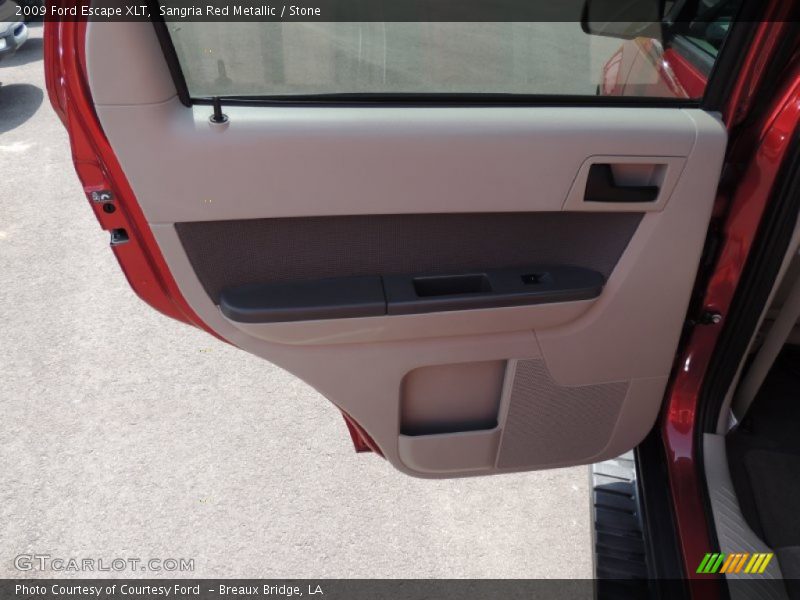 Sangria Red Metallic / Stone 2009 Ford Escape XLT