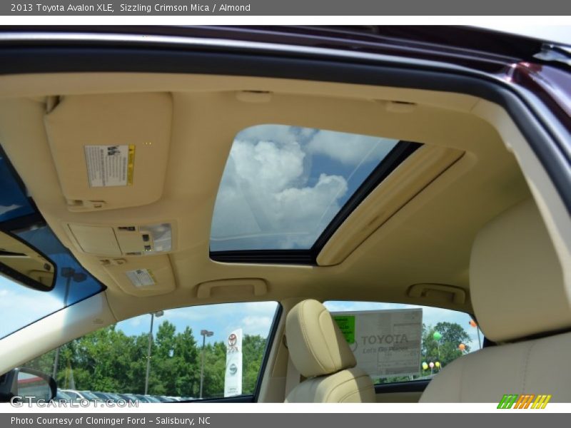 Sizzling Crimson Mica / Almond 2013 Toyota Avalon XLE