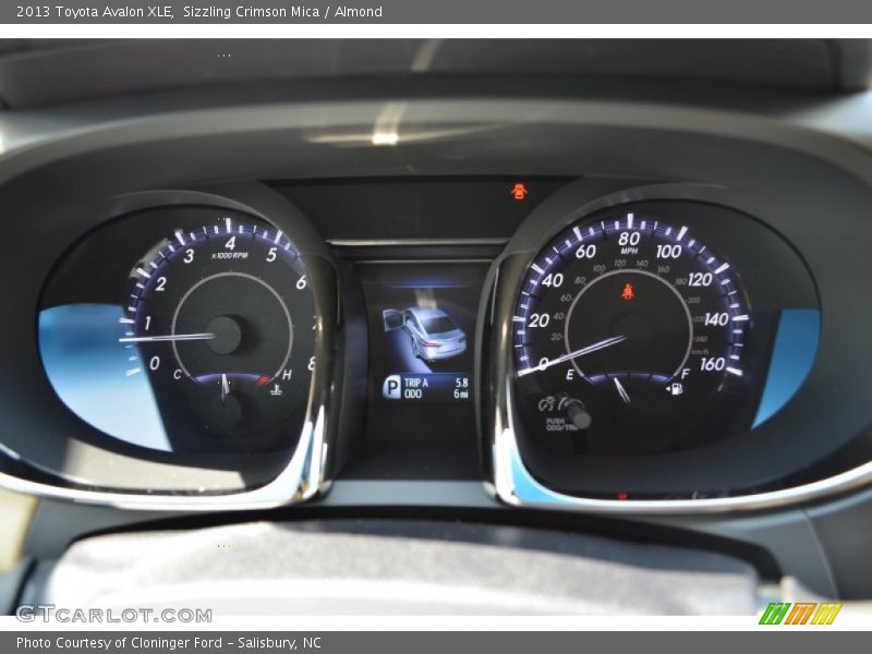 Sizzling Crimson Mica / Almond 2013 Toyota Avalon XLE