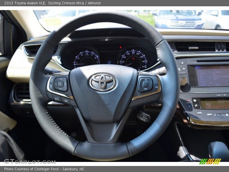 Sizzling Crimson Mica / Almond 2013 Toyota Avalon XLE