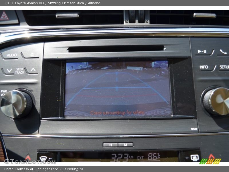 Sizzling Crimson Mica / Almond 2013 Toyota Avalon XLE