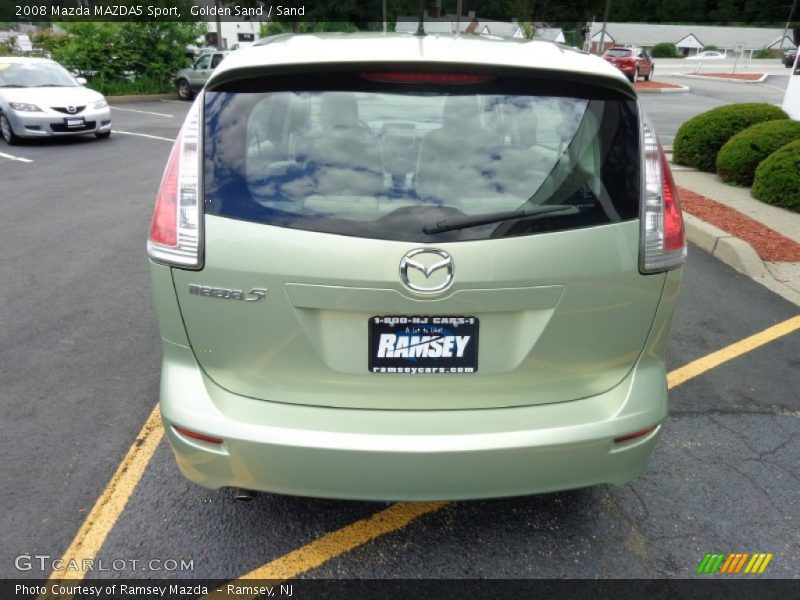 Golden Sand / Sand 2008 Mazda MAZDA5 Sport