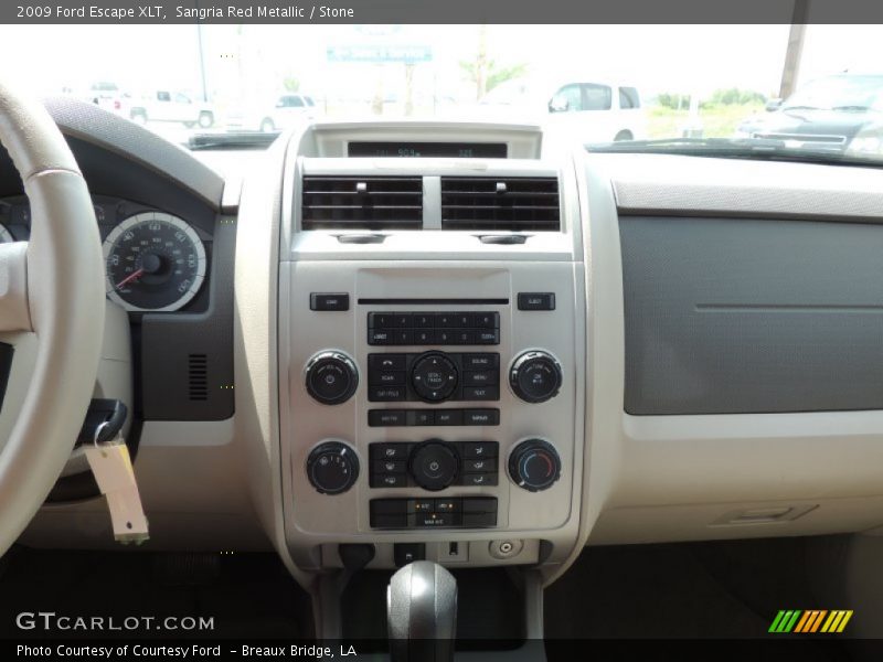 Sangria Red Metallic / Stone 2009 Ford Escape XLT