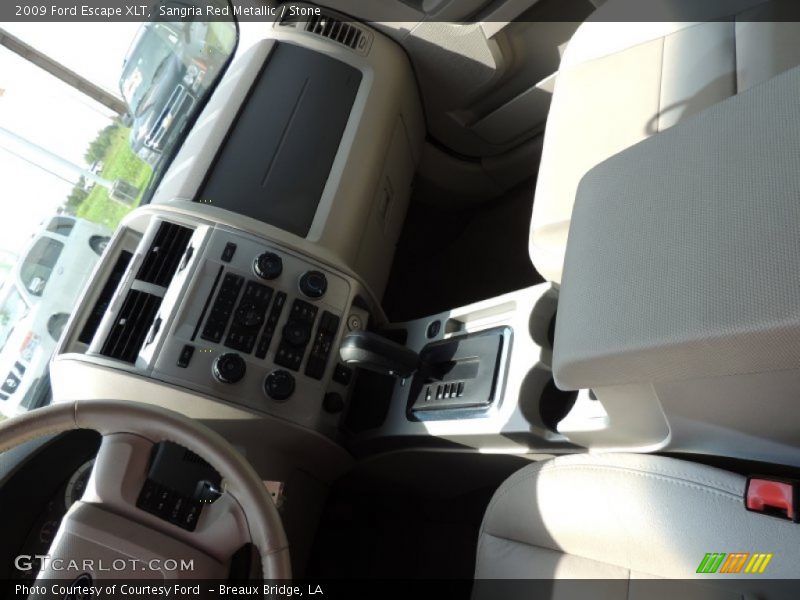 Sangria Red Metallic / Stone 2009 Ford Escape XLT