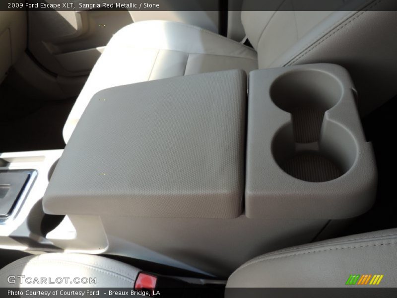 Sangria Red Metallic / Stone 2009 Ford Escape XLT