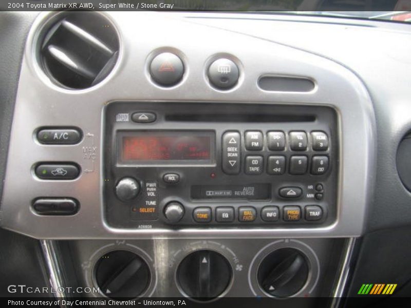 Audio System of 2004 Matrix XR AWD