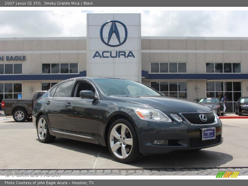 Smoky Granite Mica / Black 2007 Lexus GS 350