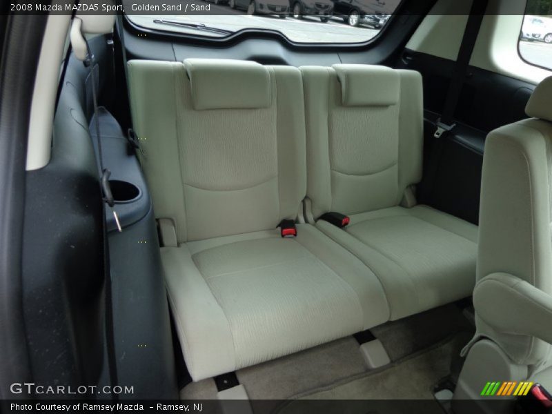 Rear Seat of 2008 MAZDA5 Sport