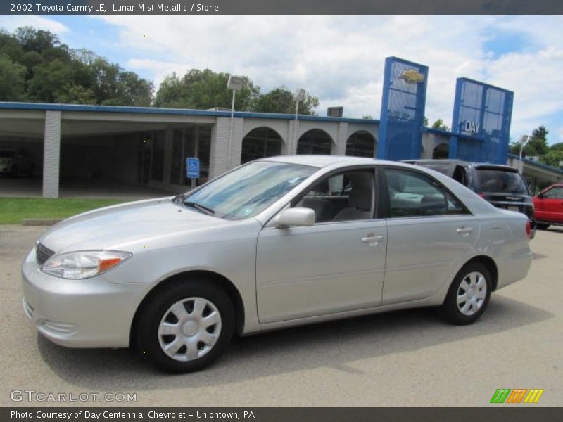 Lunar Mist Metallic / Stone 2002 Toyota Camry LE
