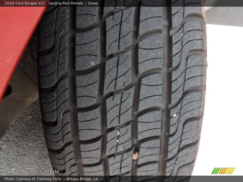 Sangria Red Metallic / Stone 2009 Ford Escape XLT