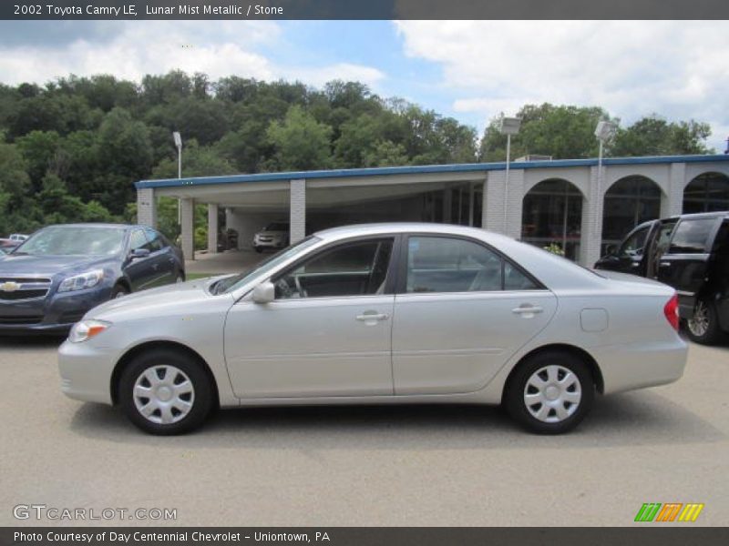 Lunar Mist Metallic / Stone 2002 Toyota Camry LE