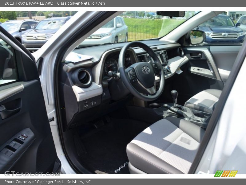 Classic Silver Metallic / Ash 2013 Toyota RAV4 LE AWD