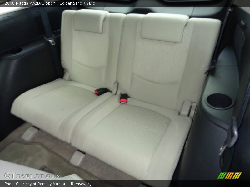 Rear Seat of 2008 MAZDA5 Sport