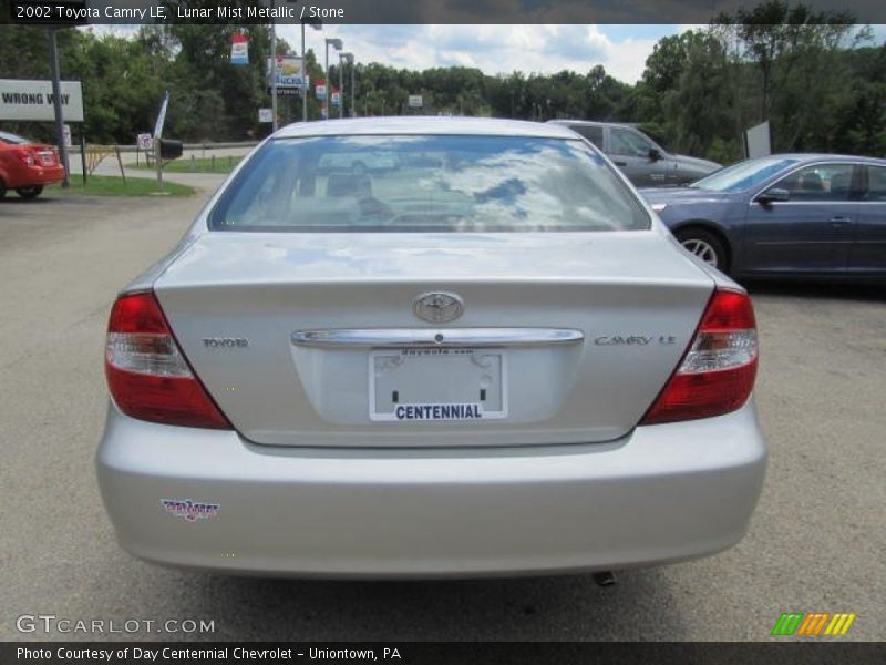 Lunar Mist Metallic / Stone 2002 Toyota Camry LE