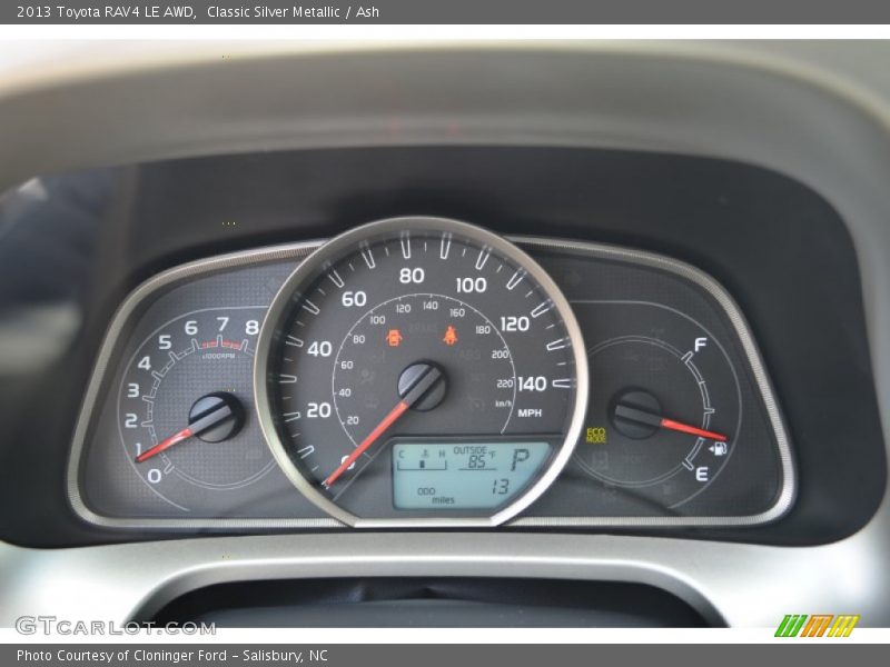 Classic Silver Metallic / Ash 2013 Toyota RAV4 LE AWD