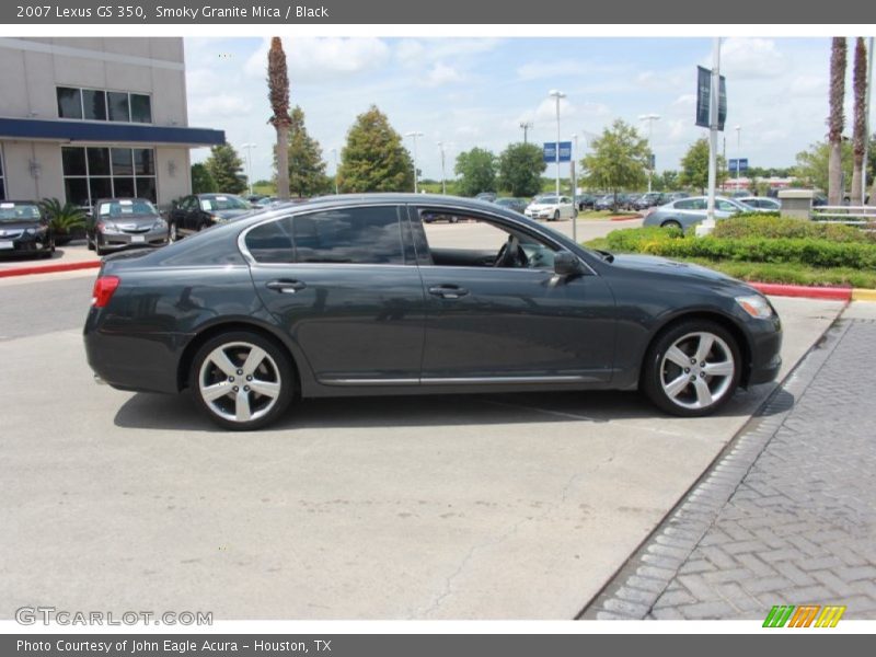 Smoky Granite Mica / Black 2007 Lexus GS 350