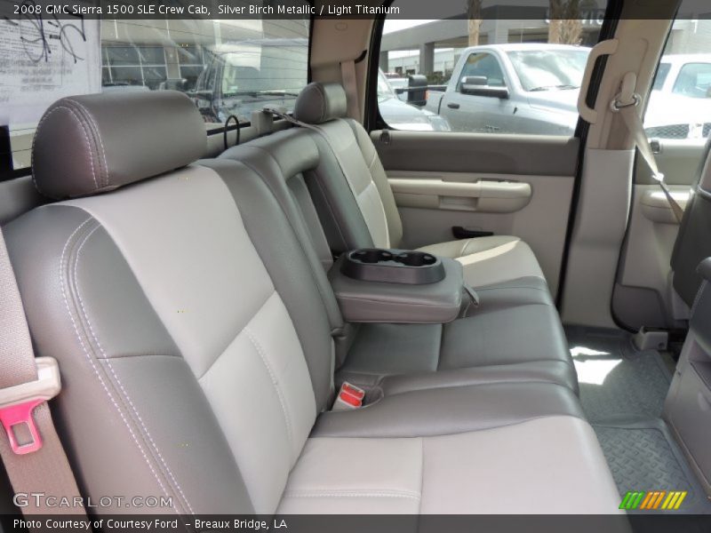 Silver Birch Metallic / Light Titanium 2008 GMC Sierra 1500 SLE Crew Cab