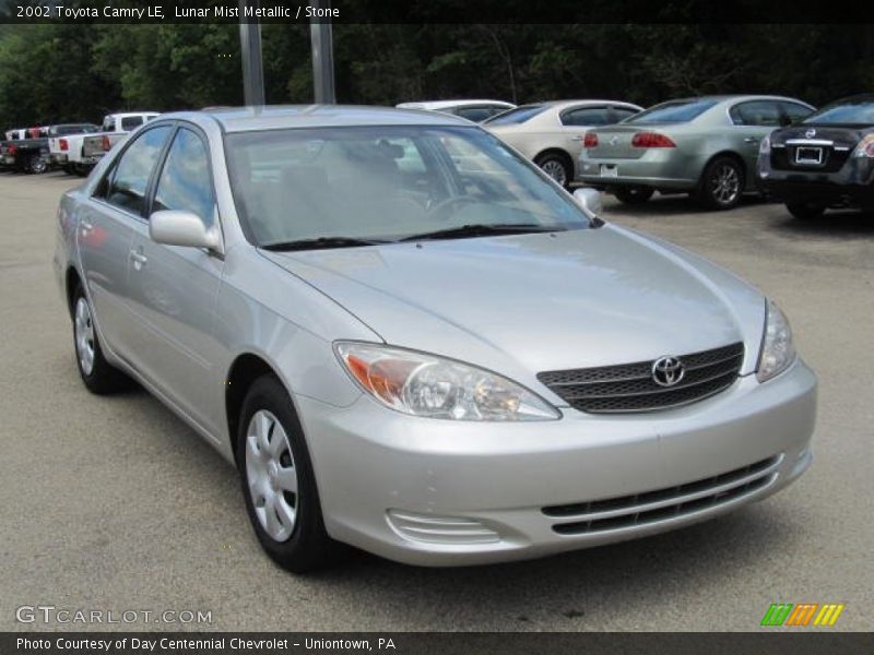 Lunar Mist Metallic / Stone 2002 Toyota Camry LE