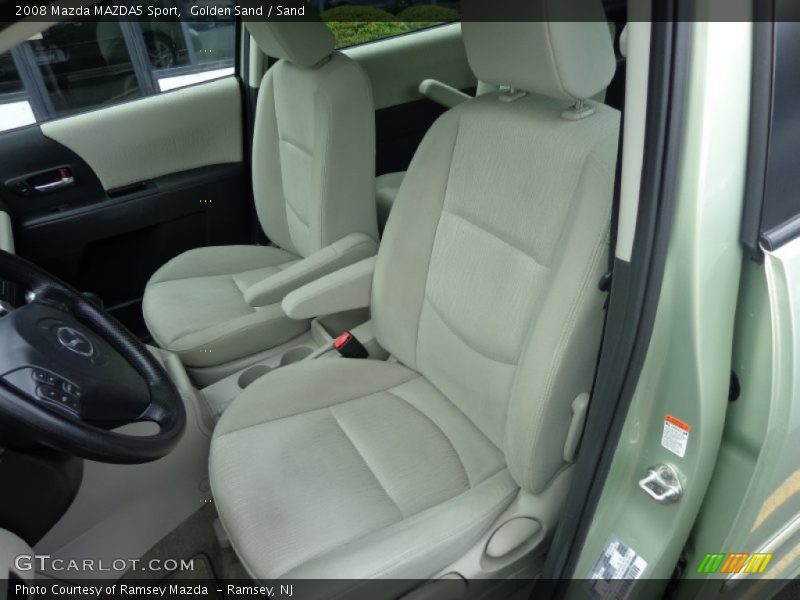 Front Seat of 2008 MAZDA5 Sport