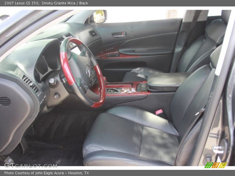 Smoky Granite Mica / Black 2007 Lexus GS 350