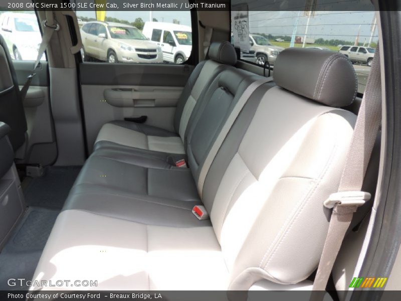 Silver Birch Metallic / Light Titanium 2008 GMC Sierra 1500 SLE Crew Cab