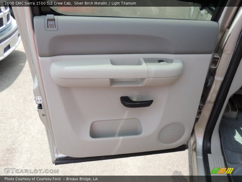 Silver Birch Metallic / Light Titanium 2008 GMC Sierra 1500 SLE Crew Cab