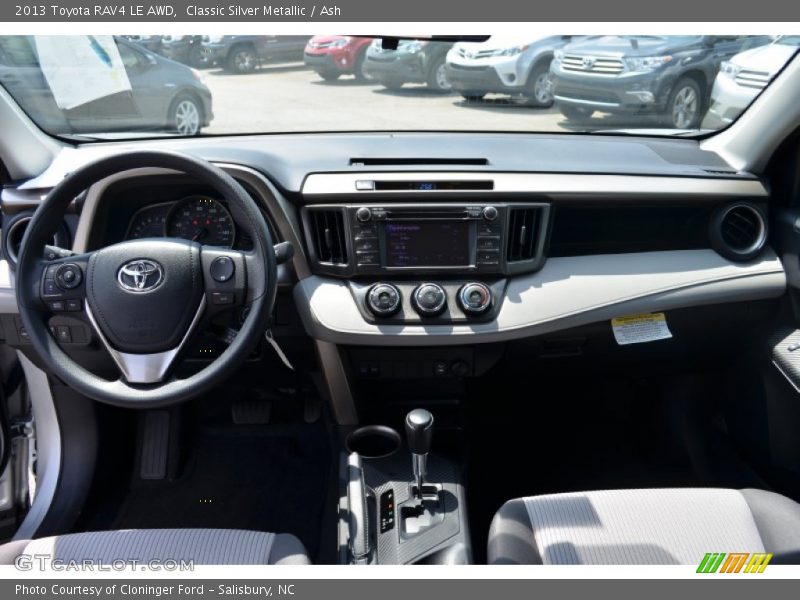 Classic Silver Metallic / Ash 2013 Toyota RAV4 LE AWD