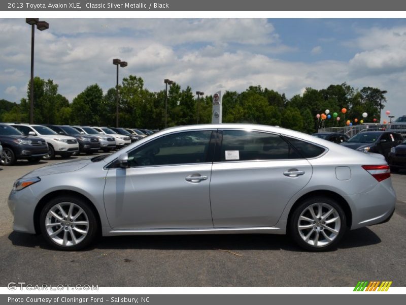 Classic Silver Metallic / Black 2013 Toyota Avalon XLE