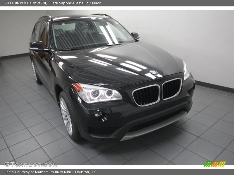 Black Sapphire Metallic / Black 2014 BMW X1 sDrive28i