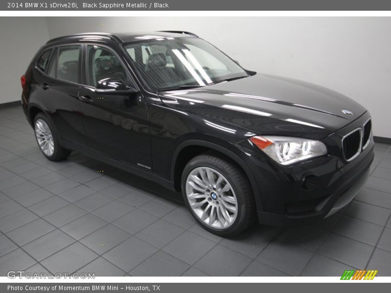 Black Sapphire Metallic / Black 2014 BMW X1 sDrive28i