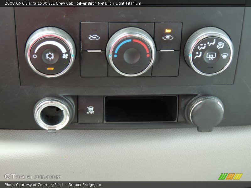 Silver Birch Metallic / Light Titanium 2008 GMC Sierra 1500 SLE Crew Cab