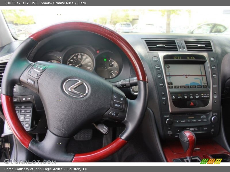 Smoky Granite Mica / Black 2007 Lexus GS 350