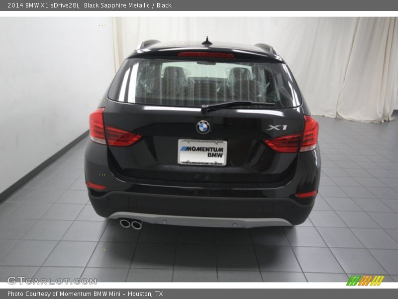 Black Sapphire Metallic / Black 2014 BMW X1 sDrive28i