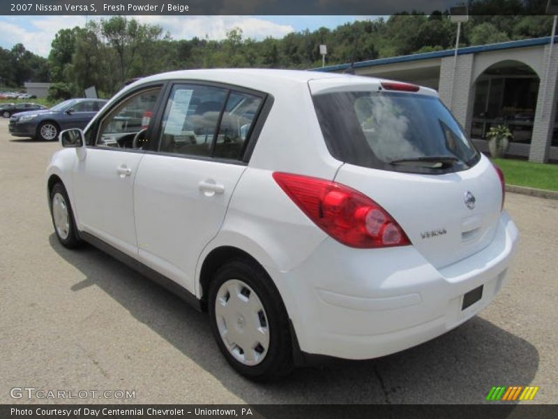 Fresh Powder / Beige 2007 Nissan Versa S