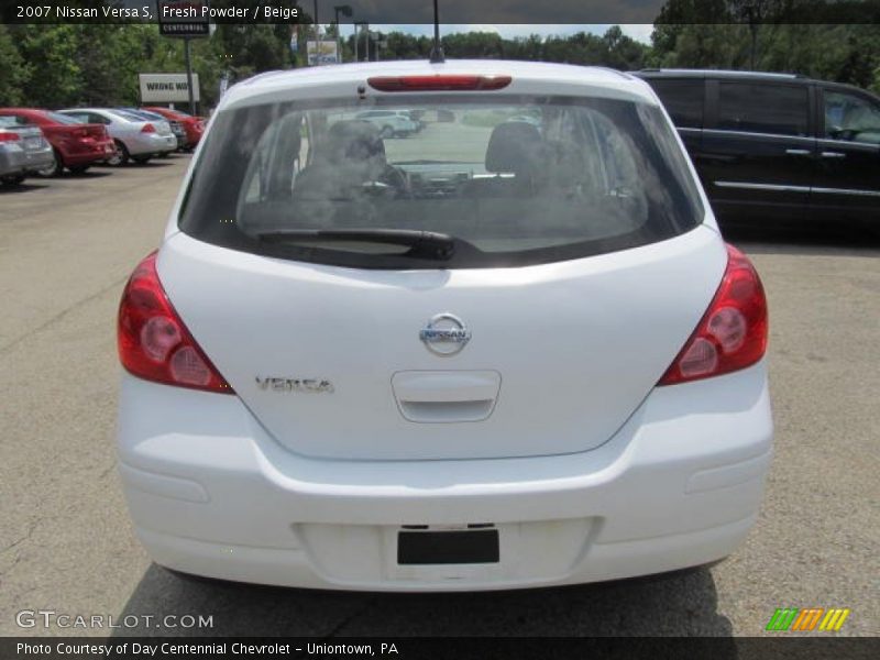 Fresh Powder / Beige 2007 Nissan Versa S