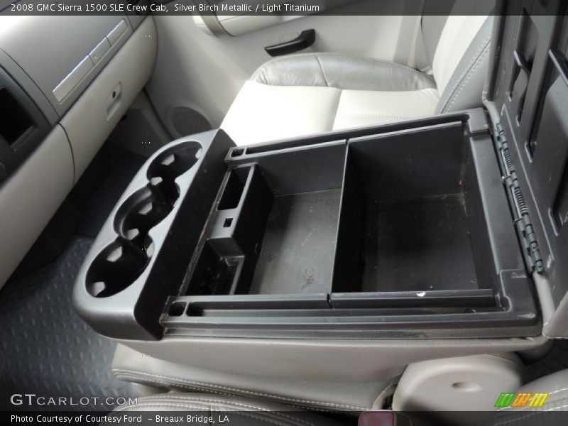 Silver Birch Metallic / Light Titanium 2008 GMC Sierra 1500 SLE Crew Cab