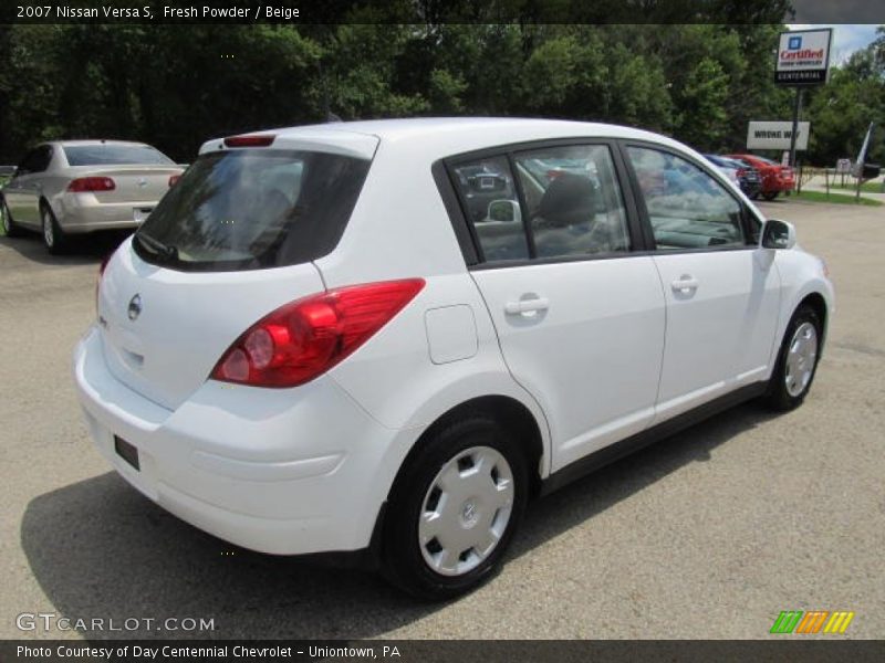 Fresh Powder / Beige 2007 Nissan Versa S