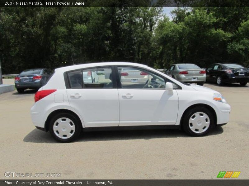 Fresh Powder / Beige 2007 Nissan Versa S