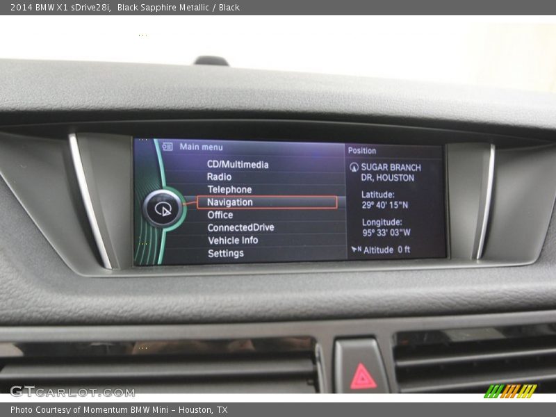 Black Sapphire Metallic / Black 2014 BMW X1 sDrive28i