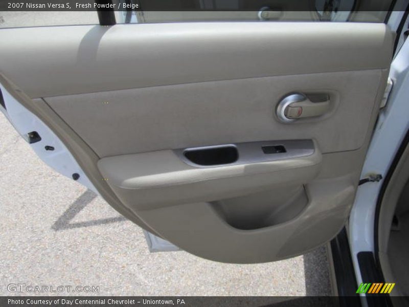 Fresh Powder / Beige 2007 Nissan Versa S