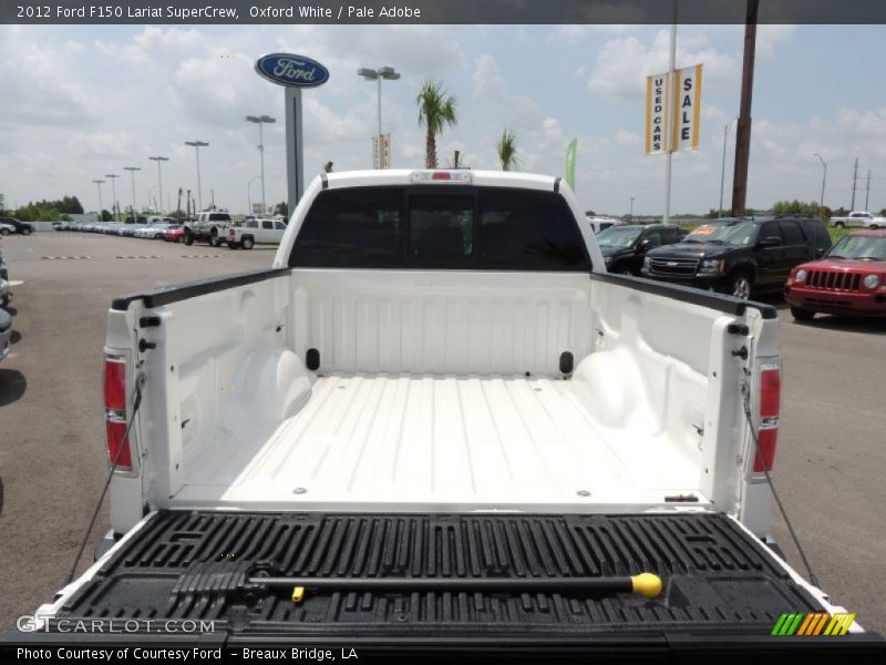 Oxford White / Pale Adobe 2012 Ford F150 Lariat SuperCrew