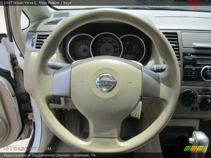 Fresh Powder / Beige 2007 Nissan Versa S