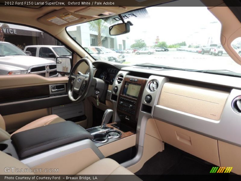 Oxford White / Pale Adobe 2012 Ford F150 Lariat SuperCrew