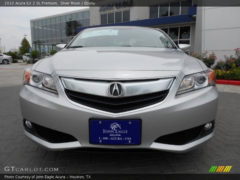 Silver Moon / Ebony 2013 Acura ILX 2.0L Premium