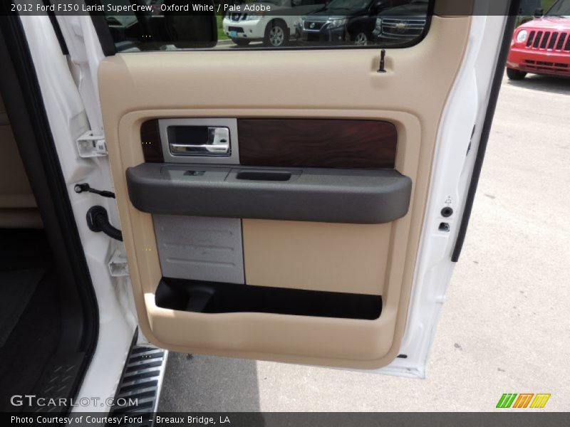 Oxford White / Pale Adobe 2012 Ford F150 Lariat SuperCrew