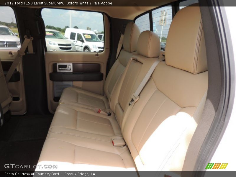 Oxford White / Pale Adobe 2012 Ford F150 Lariat SuperCrew