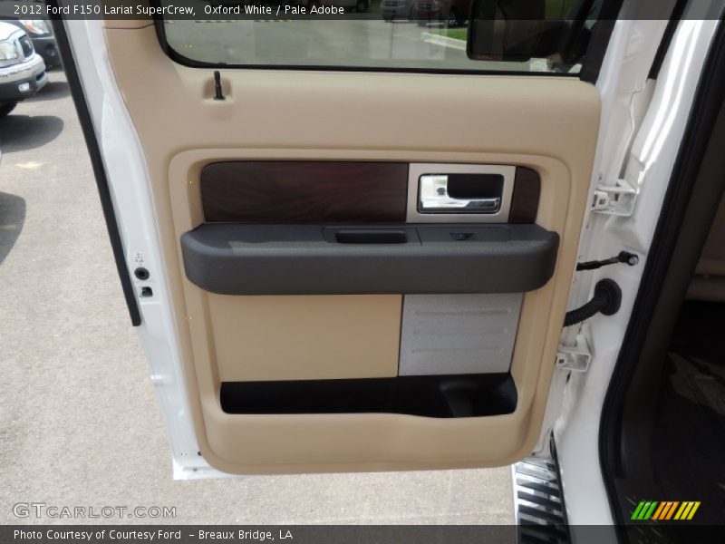 Oxford White / Pale Adobe 2012 Ford F150 Lariat SuperCrew
