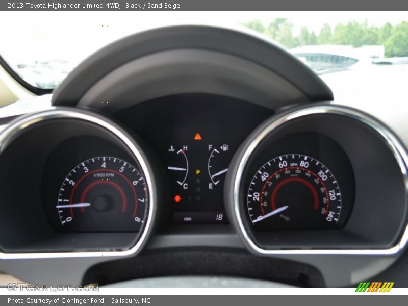 Black / Sand Beige 2013 Toyota Highlander Limited 4WD