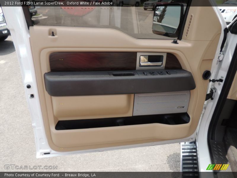 Oxford White / Pale Adobe 2012 Ford F150 Lariat SuperCrew